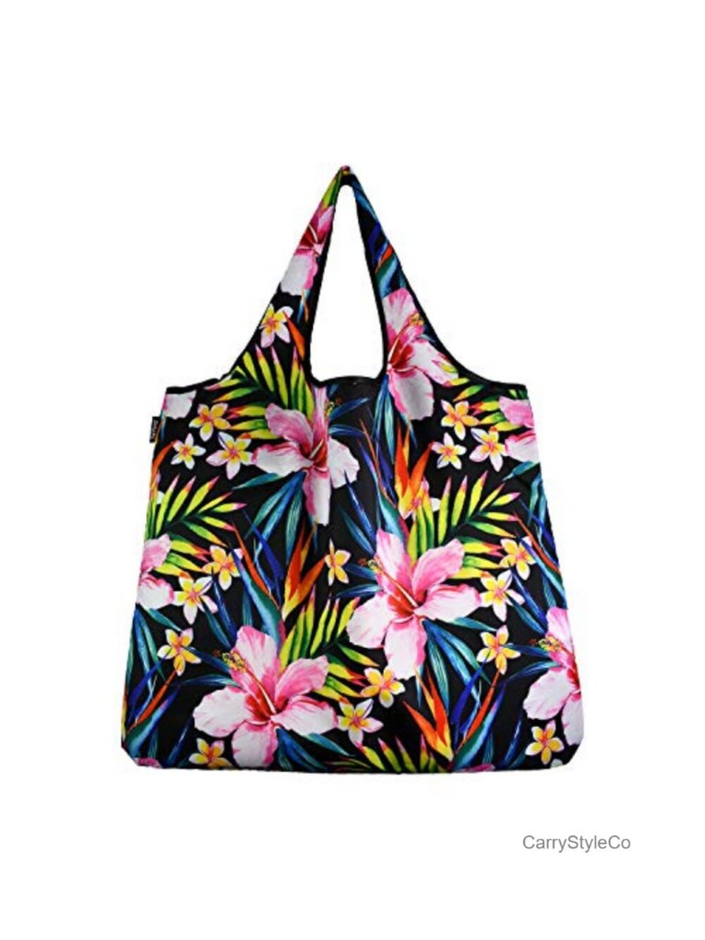 Jumbo Reusable Tote Bag with Zipper Pocket Heavy Duty Machine Washable 55 lb
